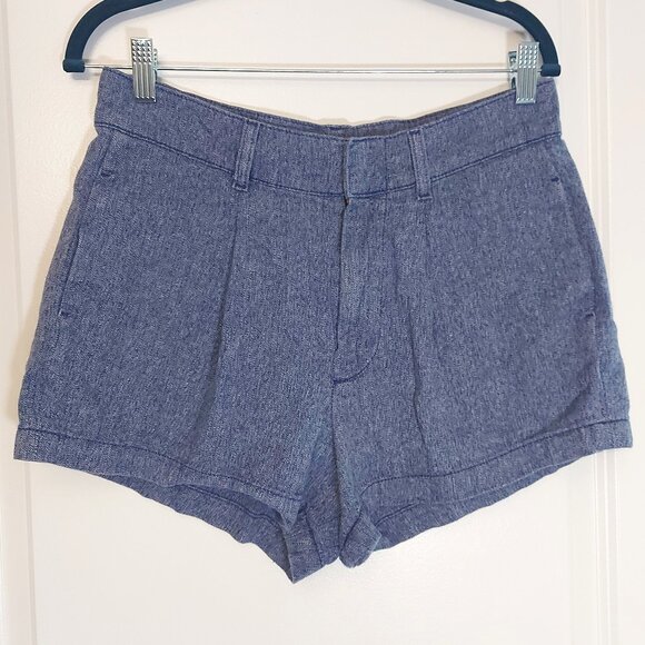 7 for all mankind cotton/linen mix shorts - Picture 1 of 7
